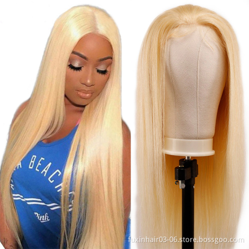 Human Hair Blonde Loose Wave Wig  Human Hair Blonde Loose Wave Wig 10a 613 Deep Curly Frontal Lace Blonde 13x4 Wig